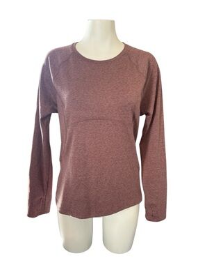 Spyder Women’s Long Sleeve Activewear Performance Top - mauve/pink Sz L